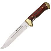 Muela 93150 Folding Bowie Linerlock Fixed Blade Knife with Wood Handle