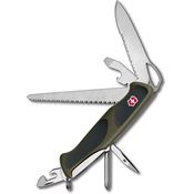 Swiss Army 09663MWC4 Rangergrip Multi-Tool Folding Pocket Knife with Green and Black Nylon Handle