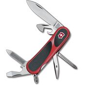 Swiss Army 24803CX4 Evogrip Multi-Tool Folding Pocket Knife with Red and Black Nylon Handle