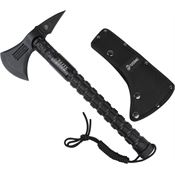 USMC X001 USMC Stainless Axe Head with Black Round Design Knurled Nylon Fiber Handle