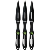 Z-Hunter 050BK Throwing Knives and Target Set Fixed Blade Knife