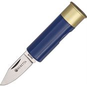 Beretta 70BL Shotshell Blue Linerlock Folding Pocket Knife