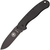 ESEE 1301B Avispa Black Handle Black Framelock Folding Pocket Knife