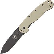 ESEE 1301DTB Avispa Desert Tan Black Framelock Folding Pocket Knife