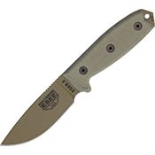 ESEE 3PMBDE Model 3 Plain Edge Fixed Blade Knife