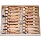 Flexcut KN250 Deluxe Knife Set Carbon Steel Blade with Wood Handle
