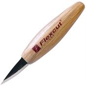 Flexcut KN34 Skewed Detail Knife with Wood Handle