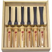 Flexcut MC150 Six Piece Mallet Starter Set Carbon Steel Blade with Wood Handle