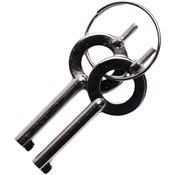 UZI UZIHCCS Handcuffs Silver Finish Steel Construction Double Lock 2 Keys for sale online 