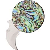 Mantis MCK3 Coin Knife Heiress Folding Pocket Knife with Abalone Handle