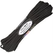 Parachute Cords 1114UH Utility Rope Black Firm Diamond Braided with Ties Great and Handle