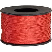 Parachute Cords 1107 Nano Cord Red Braided Premium Nylon Sport and Tie Cord