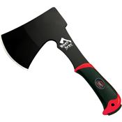 Outdoor Edge WX1C 9 7/8 Inch Wood Devil Hatchet with Black Rubberized TPR Handle