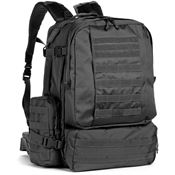 Red Rock 80171BLK Diplomat Black Camping Backpack