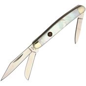 Hen & Rooster 303MOP Small Stockman Folding Pocket Knife with Genuine Mother Of Pearl Handle