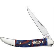 Case 11202 Patriot Small Toothpick Folding Pocket Knife with Kirinite Handle