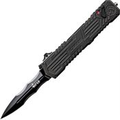 Schrade OTF3CB Viper 3rd Gen OTF Assist Folding Pocket Knife with Black Nitride Finish