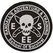 ESEE RATPATCH Rat Patch with Black and White PVC Rubber Construction