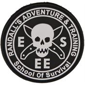 ESEE RATPATCH Rat Patch with Black and White PVC Rubber Construction