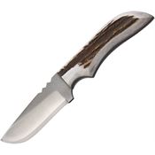 Anza JWK3FE Fixed Skinner Blade Knife with Elk Handle