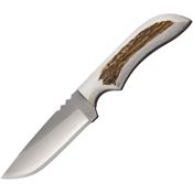 Anza JWK4FE Fixed Blade Skinner Knife with Elk Handle