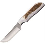 Anza WK3FE 2-3/4 Inch Skinner Fixed Blade Knife with Elk Handle