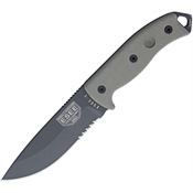 ESEE 5STG Model 5 Serrated Tactical Fixed Blade Knife