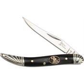 Frost SW109CBH Small Toothpick Folding Pocket Knife with Cape Buffalo Horn Handle