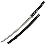 Paul Chen 2415 Raptor Unokubi Zukuri Katana Sword with Black Cotton Cord Wrapped Handle