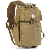 Red Rock 80201COY Coyote Rambler Sling Backpack with 600 Denier Construction & PVC Lining