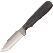 Anza F4M Anza Fixed Blade Knife with Black Canvas Micarta Handle