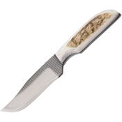 Anza LBKFE Fixed Full Tang Blade Knife with Elk Handle