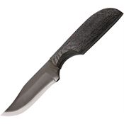 Anza LBKM Fixed Full Tang Blade Knife with Black Canvas Micarta Handle