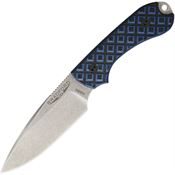 Bradford D04 Guardian3 EDC Black/Blue Fixed Blade Knife