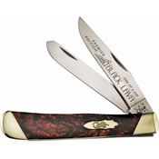 Case 9254BKL Trapper Folding Pocket Knife with Black Lava Corelon Handle