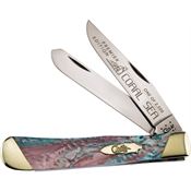 Case 9254CS Trapper Folding Pocket Knife with Coral Sea Corelon Handle