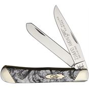 Case 9254IQ Trapper Folding Pocket Knife with Ivory Quartz Corelon Handle