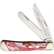 Case 9254PM Trapper Folding Pocket Knife with Peppermint Corelon Handle