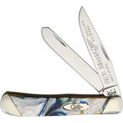 Case 9254SG Trapper Folding Pocket Knife with Sapphire Glow Corelon Handle