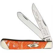 Case 9254TN Trapper Folding Pocket Knife with Tennessee Orange Corelon Handle