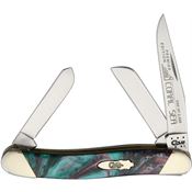 Case 9318CS Medium Stockman Folding Pocket Knife with Coral Sea Corelon Handle