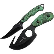 Elk II, 400c Fixed Blade Gut Hook Knife Deer Antler Handle and has Leather  Sheath Perfect Hunting Knife for All Small and Big Game