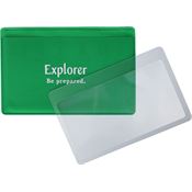 ESEE P60 Credit Card Magnifier Lens with Clear Plastic Construction