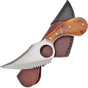 Frost 981TB The Snook Skinner Fixed Stainless Blade Knife with Torch Bone Handles