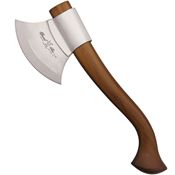 Fox 682M Hunters Axe Stainless Cutting Edge with Brown Sassafrass Wood Handle