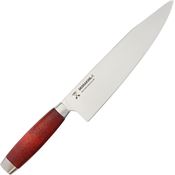 Mora 01566 Classic 1891 Chef''s Red Wood Handle