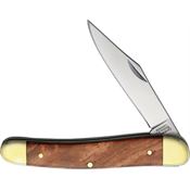 Grohmann 360S Folder Knife with Polished Brown Wood Handle