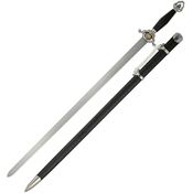 CAS Iberia Swords 2008B 34 1/2 Inch Practical Tai Chi Sword with Black Wood Handle