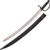 CAS Iberia Swords 2375 Revolutionary War Hanger with Black Leather Covered Wooden Scabbard
