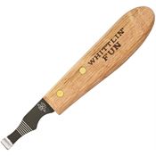 Old Forge 003 6 5/8 Inch Chisel Wood Carving with Ergonomic Natural Wood Handle